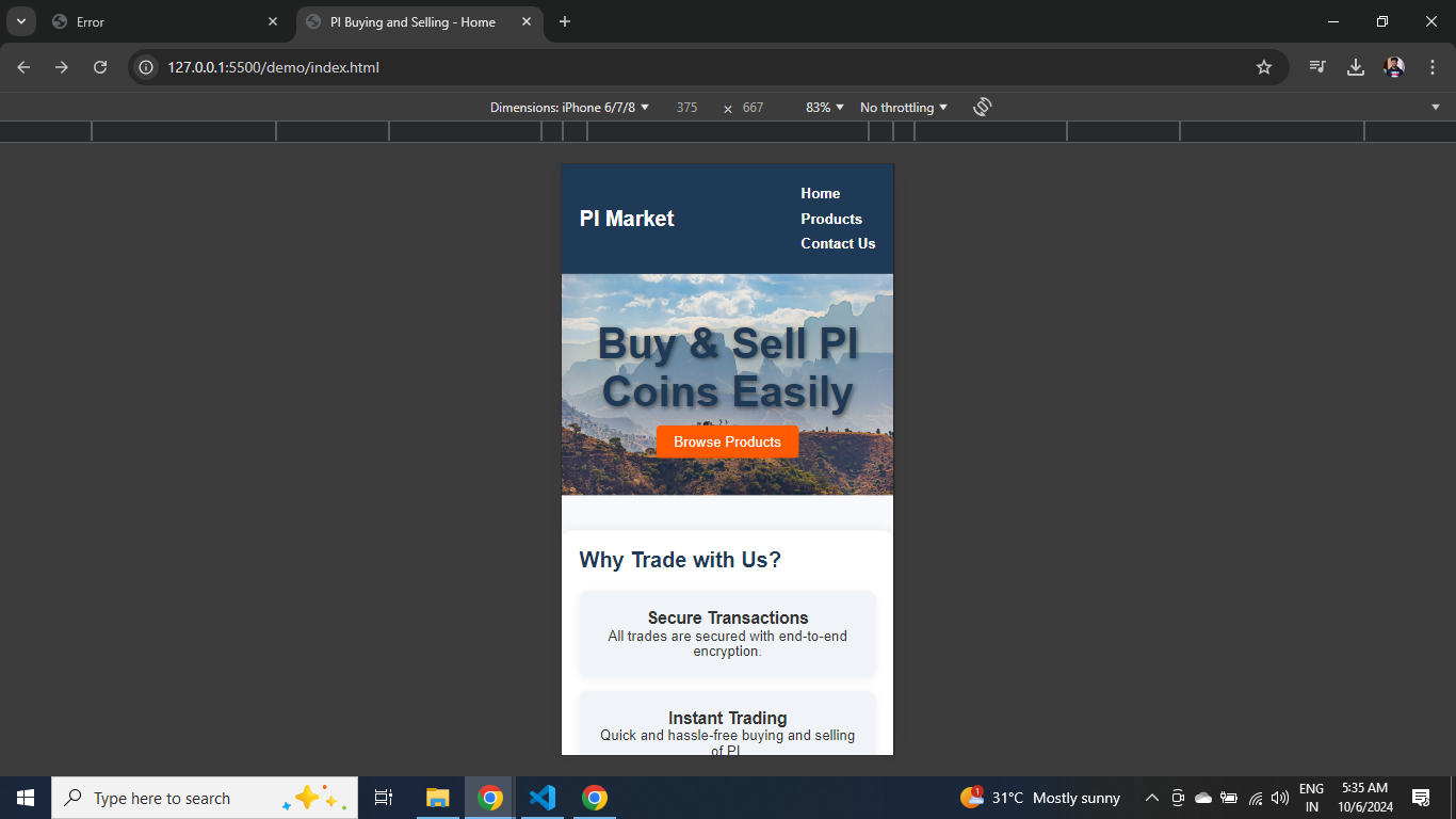 User-Friendly Interface Screenshot